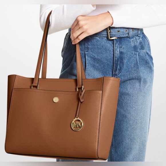 NWT Michael Kors MK Maisie 3 in 1 Leather Large Tote - Picture 12 of 12